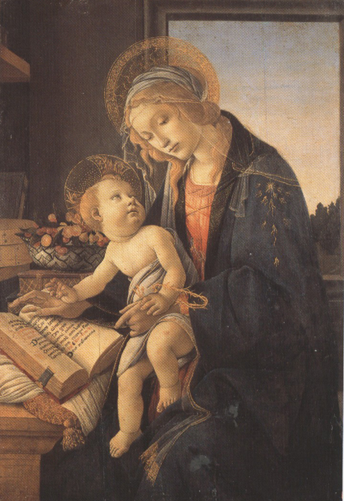 Sandro Botticelli Madonna and child or Madonna of the Bood (mk36)